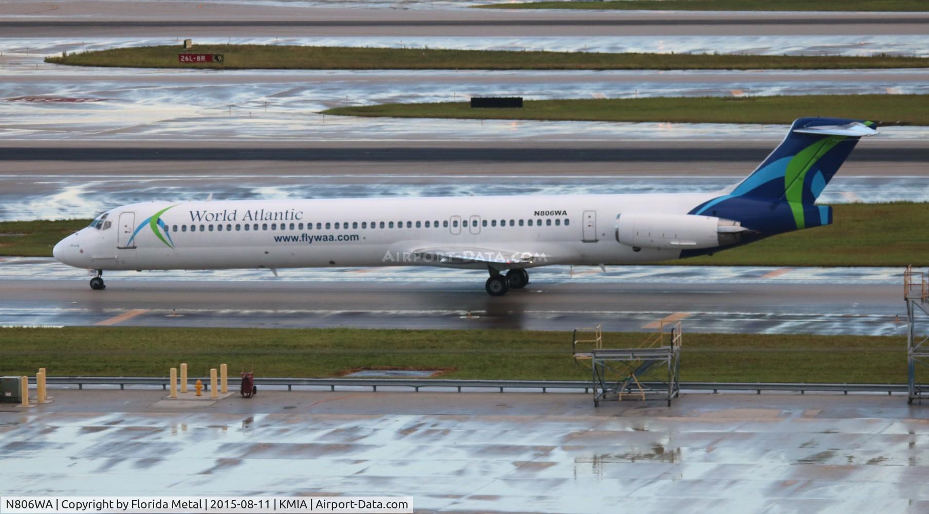 N806WA, 1991 McDonnell Douglas MD-83 (DC-9-83) C/N 53251, World Atlantic