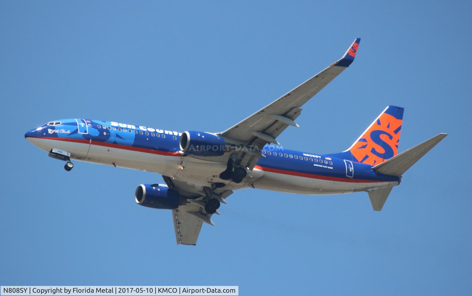 N808SY, 2005 Boeing 737-8BK C/N 33021, Sun Country