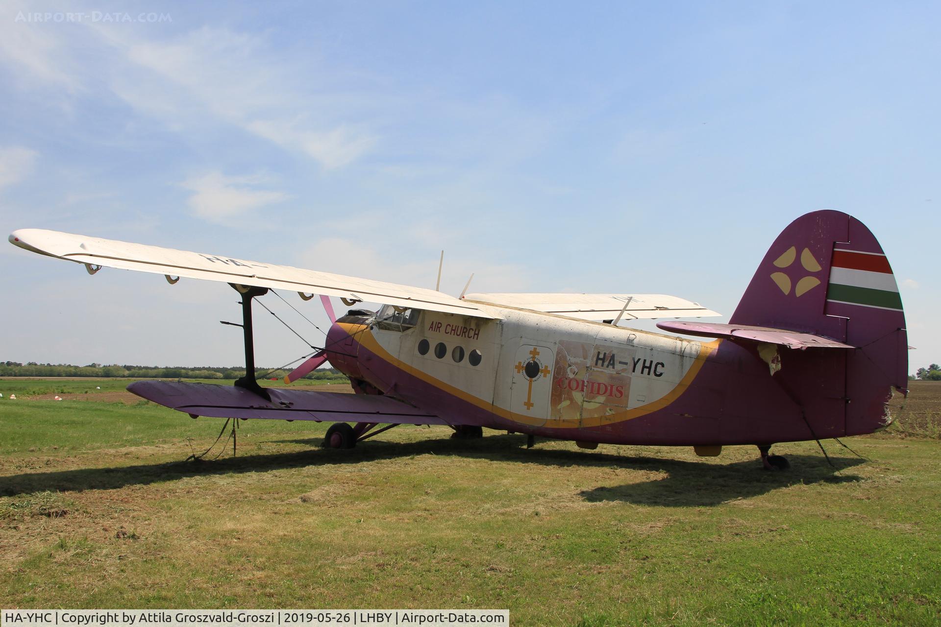 HA-YHC, 1979 PZL-Mielec AN-2PF C/N 1G181-45, LHBY - Böny Airport, Hungary