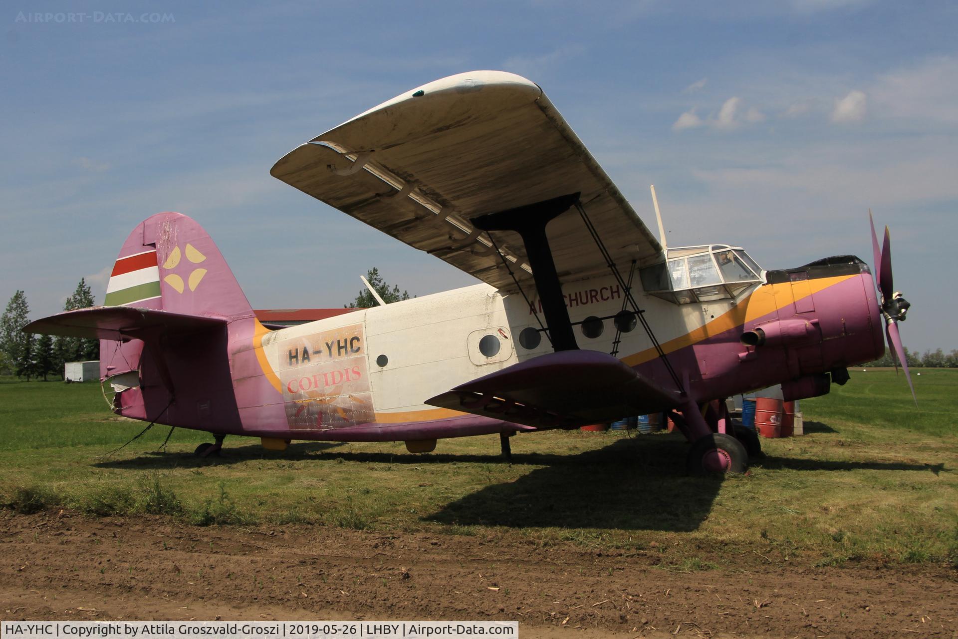 HA-YHC, 1979 PZL-Mielec AN-2PF C/N 1G181-45, LHBY - Böny Airport, Hungary