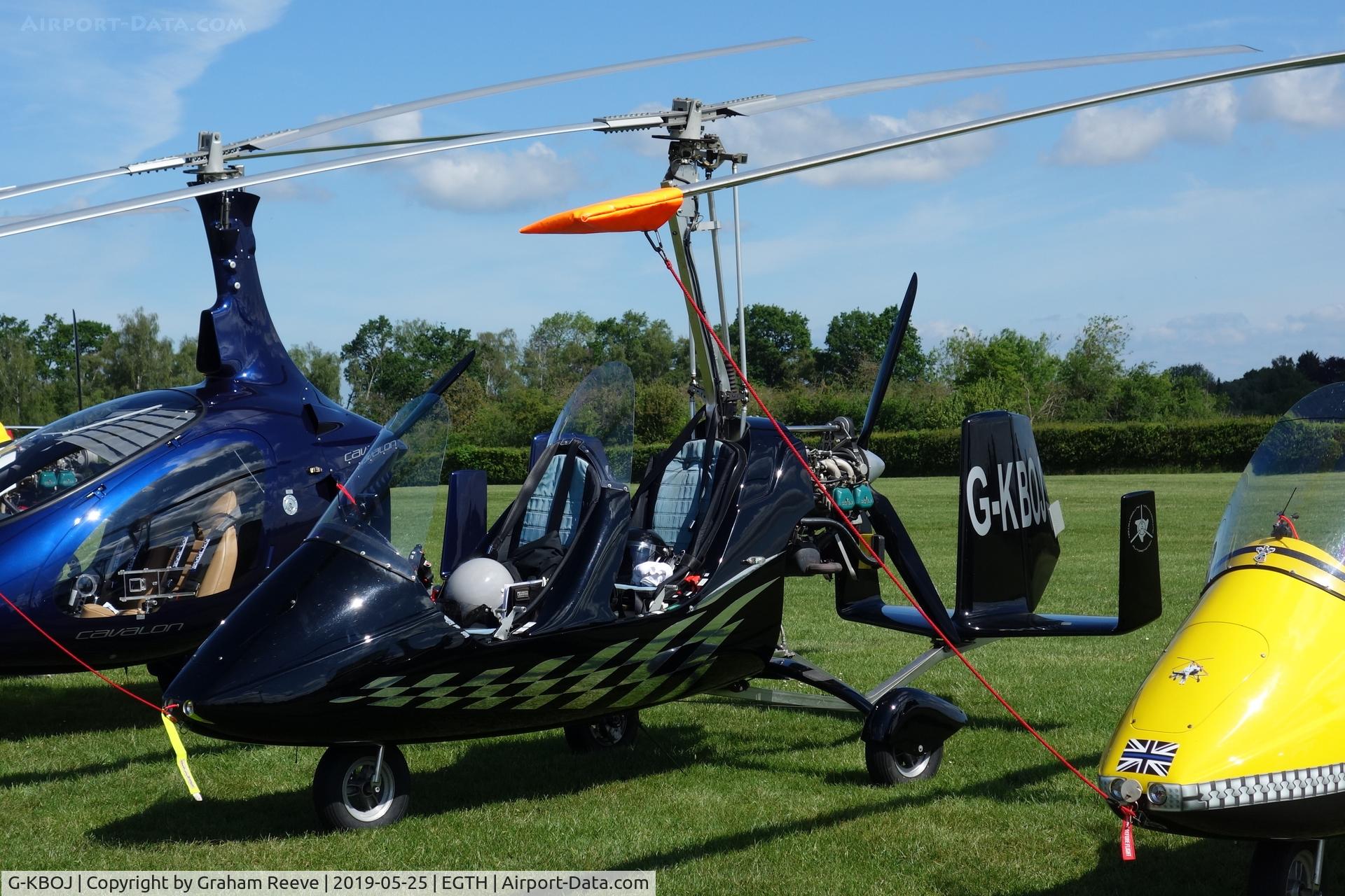 G-KBOJ, 2009 Rotorsport UK MTOsport C/N RSUK/MTOS/016, Parked at Old Warden.