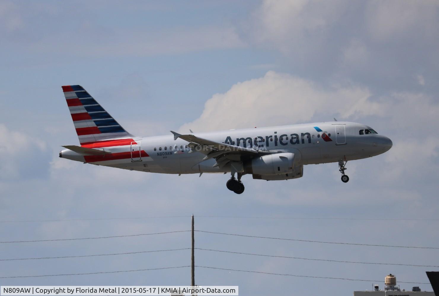 N809AW, 1999 Airbus A319-132 C/N 1111, American