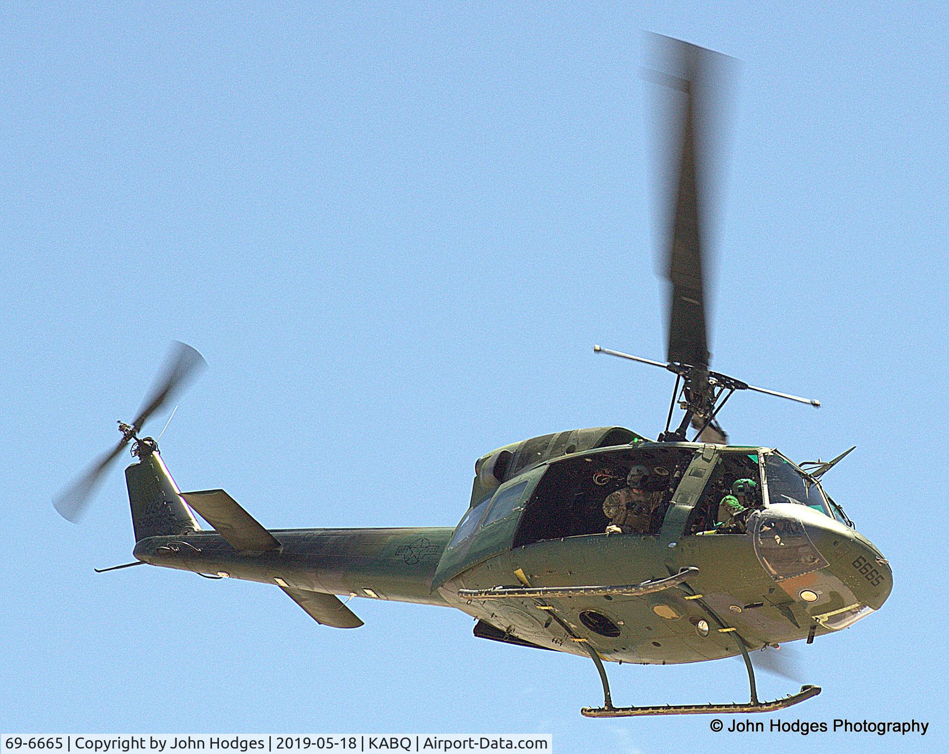 69-6665, 1969 Bell UH-1N Iroquois C/N 31068, 58th SOW Demo