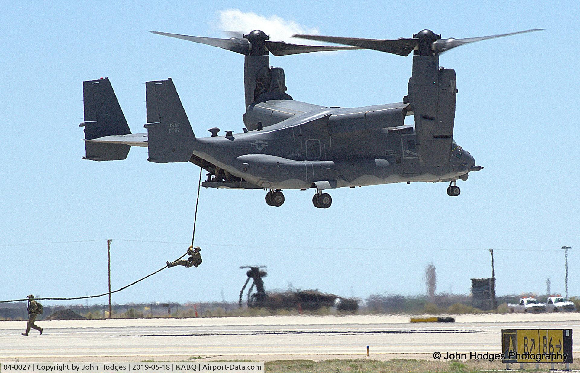 04-0027, 2004 Bell-Boeing CV-22B Osprey C/N D1008, 58th SOW Demo