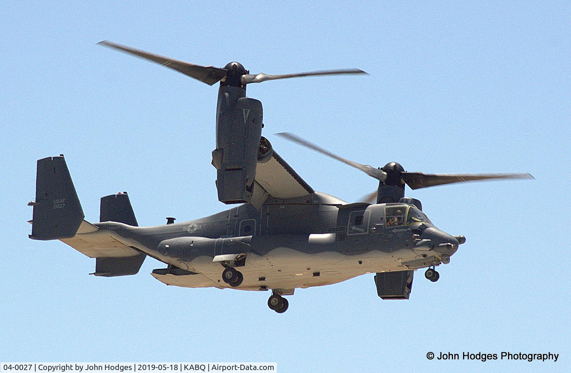 04-0027, 2004 Bell-Boeing CV-22B Osprey C/N D1008, 58th SOW demo