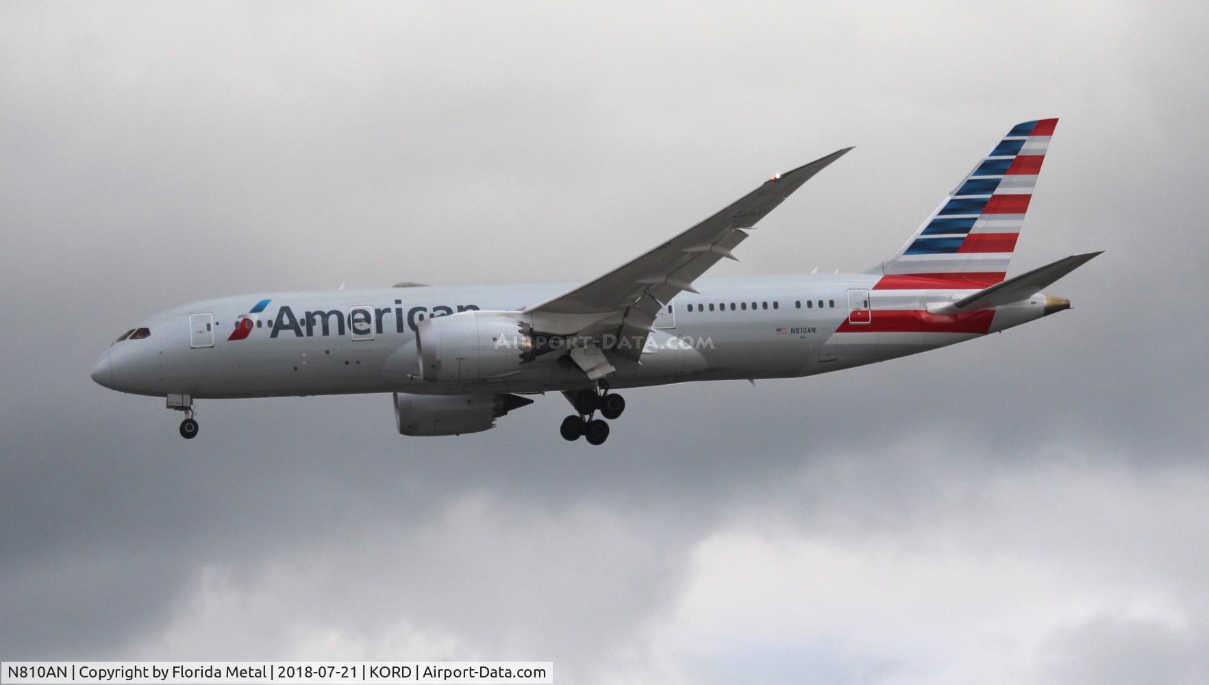 N810AN, 2015 Boeing 787-8 Dreamliner C/N 40628, American