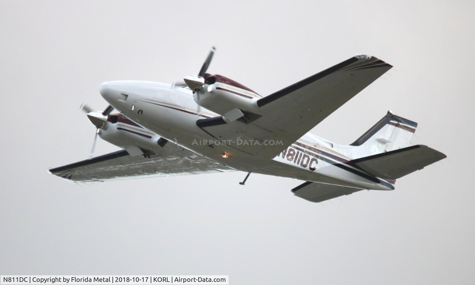 N811DC, Beechcraft G58 Baron C/N TH-2282, Baron