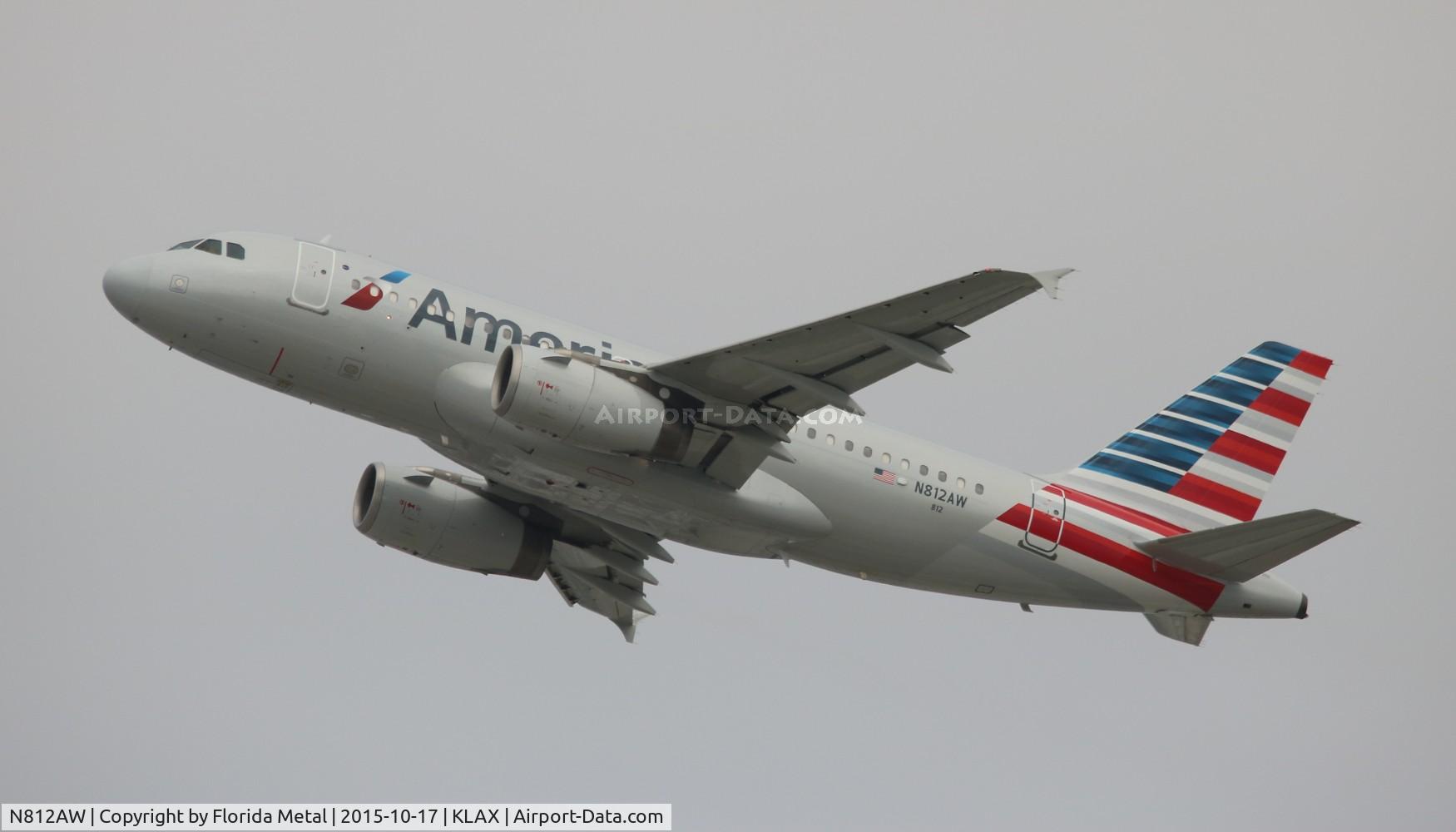 N812AW, 2000 Airbus A319-132 C/N 1178, American