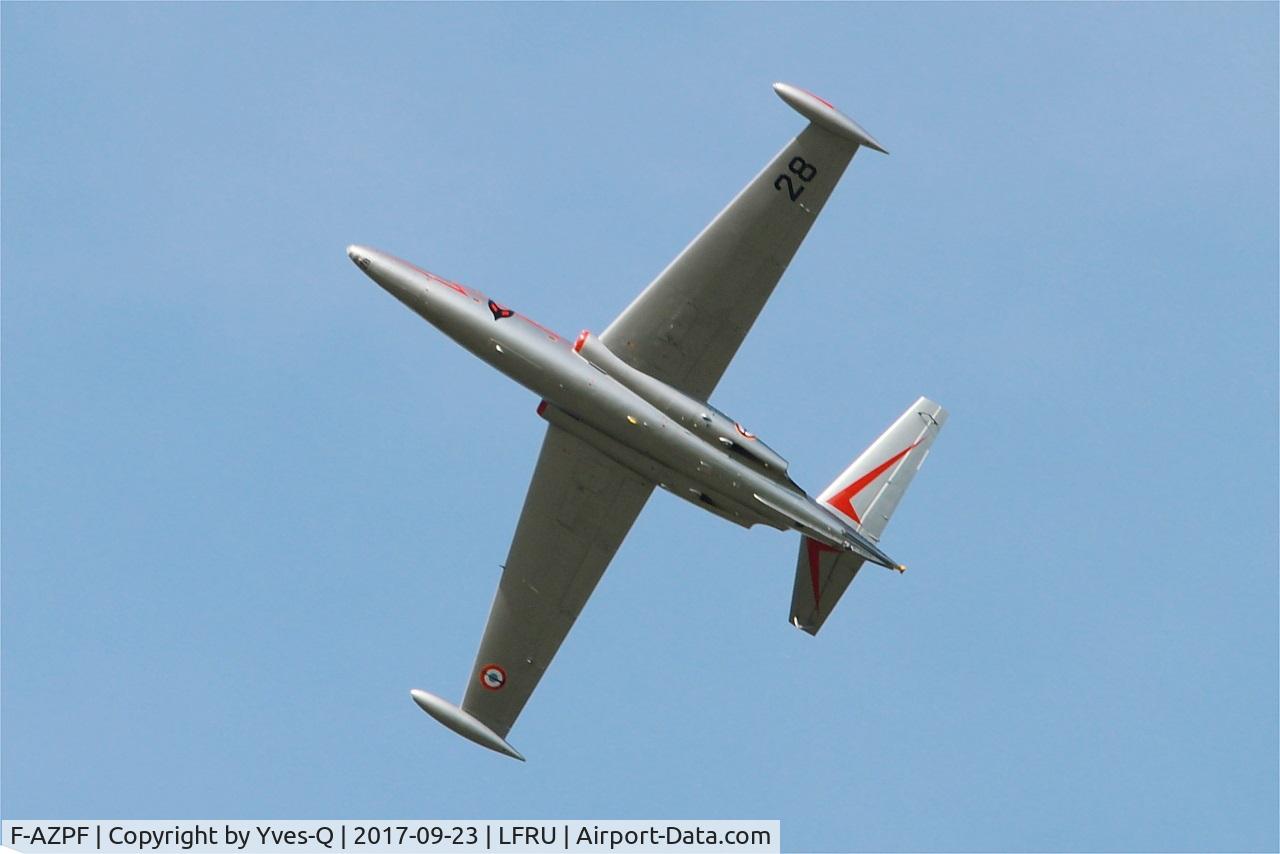 F-AZPF, Fouga CM-175 Zephyr C/N 28, Fouga CM-175 Zephyr, On display, Morlaix-Ploujean airport (LFRU-MXN) Air show 2017