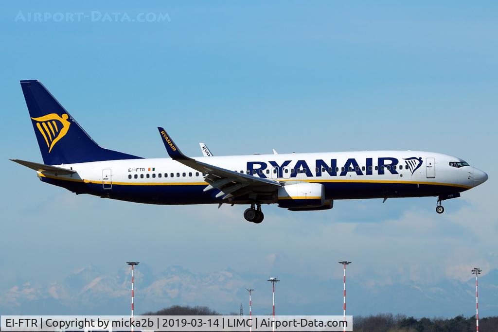 EI-FTR, 2016 Boeing 737-8AS C/N 44767, Landing