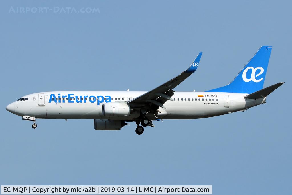 EC-MQP, 2017 Boeing 737-85P C/N 60588, Landing