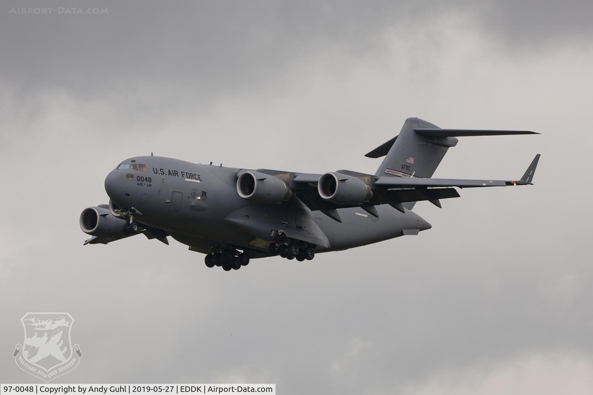 97-0048, 1997 Boeing C-17A Globemaster III C/N P-48, Boeing C-17A Globemaster III