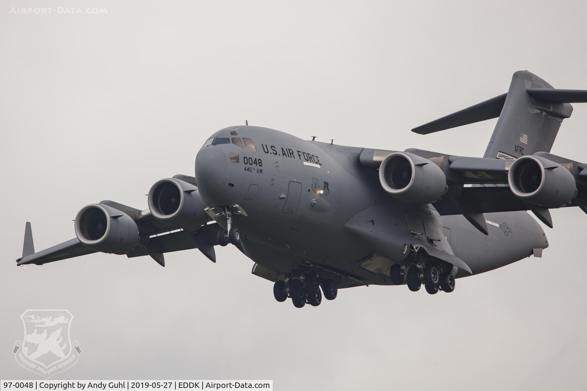 97-0048, 1997 Boeing C-17A Globemaster III C/N P-48, Boeing C-17A Globemaster III