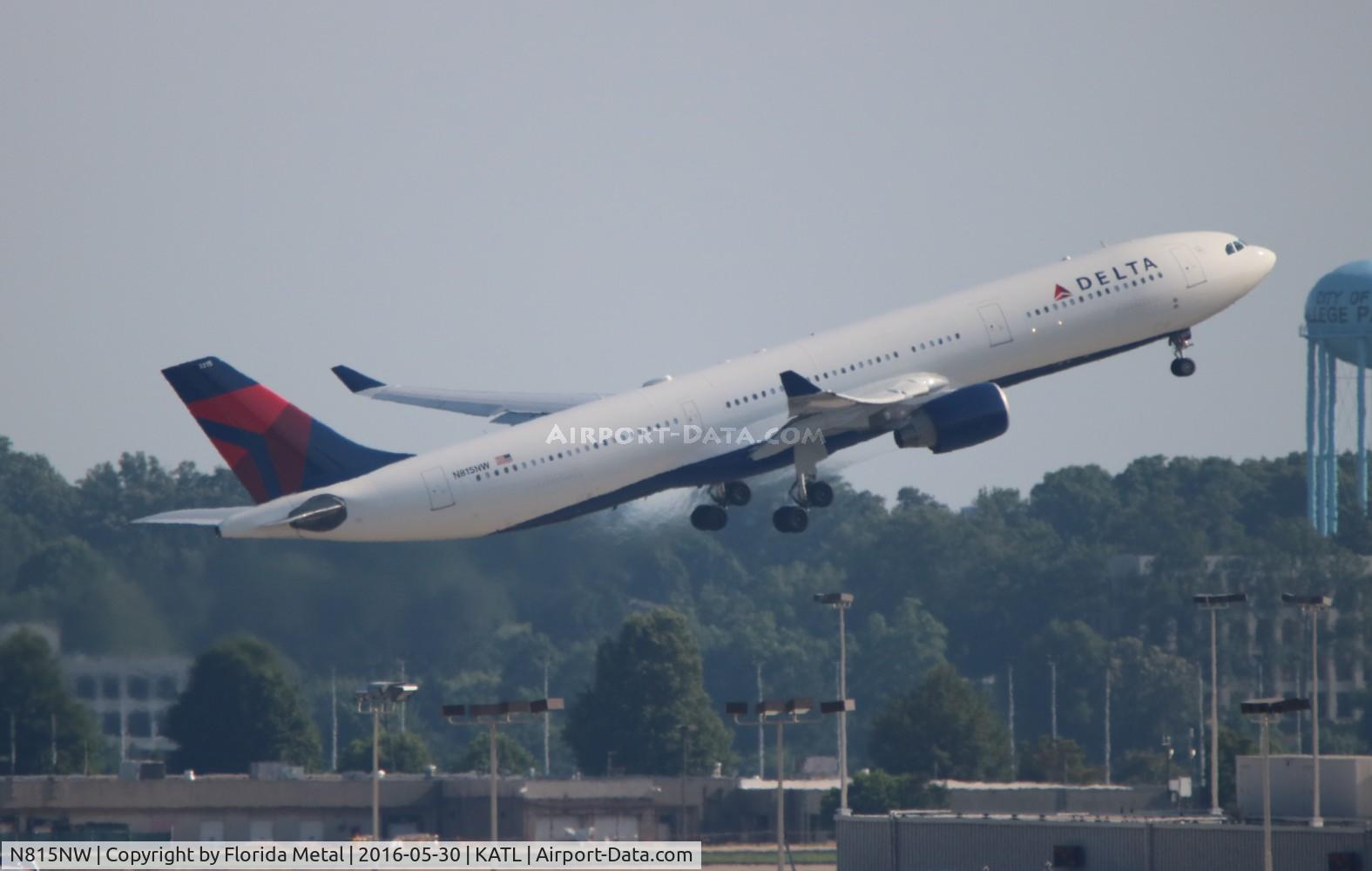 N815NW, 2007 Airbus A330-323X C/N 0817, Delta