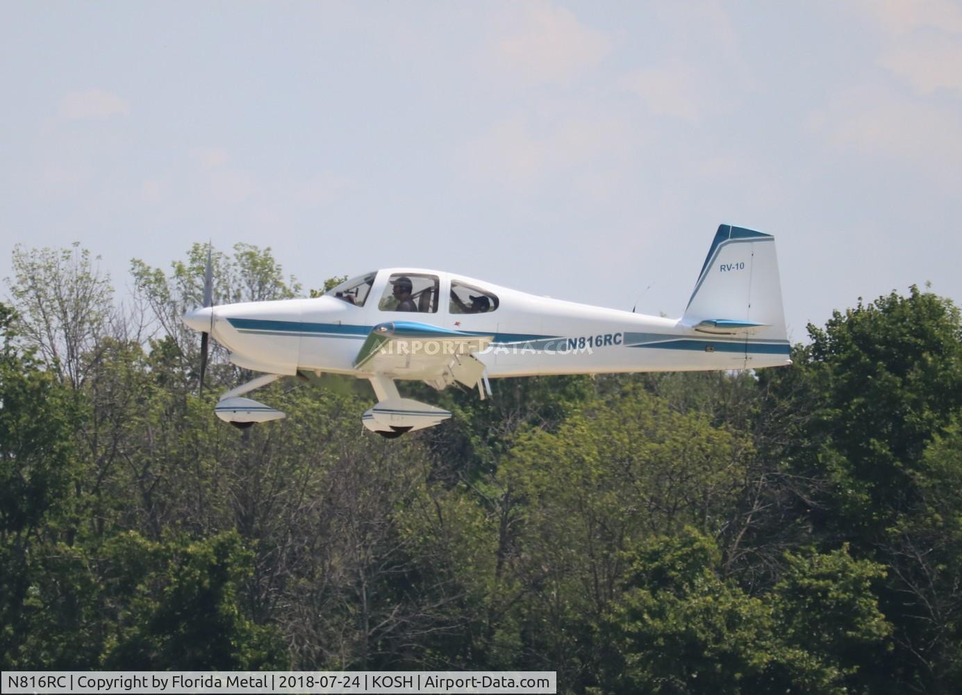 N816RC, 2006 Vans RV-10 C/N 40341, RV-10