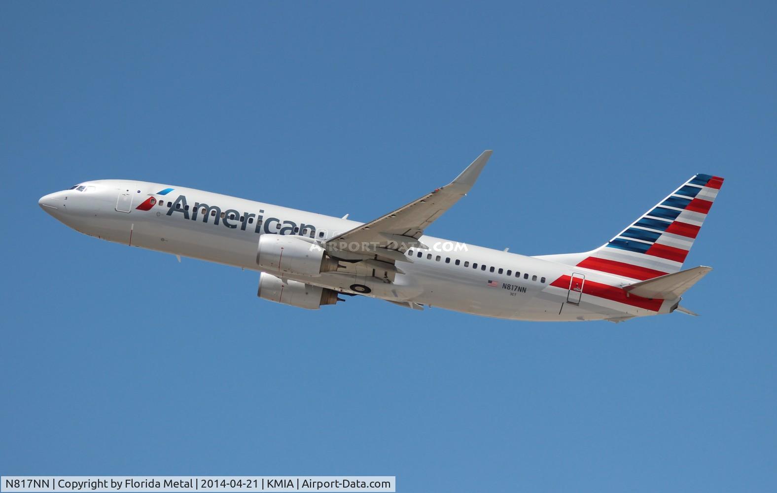 N817NN, 2009 Boeing 737-823 C/N 29558, American 737-823