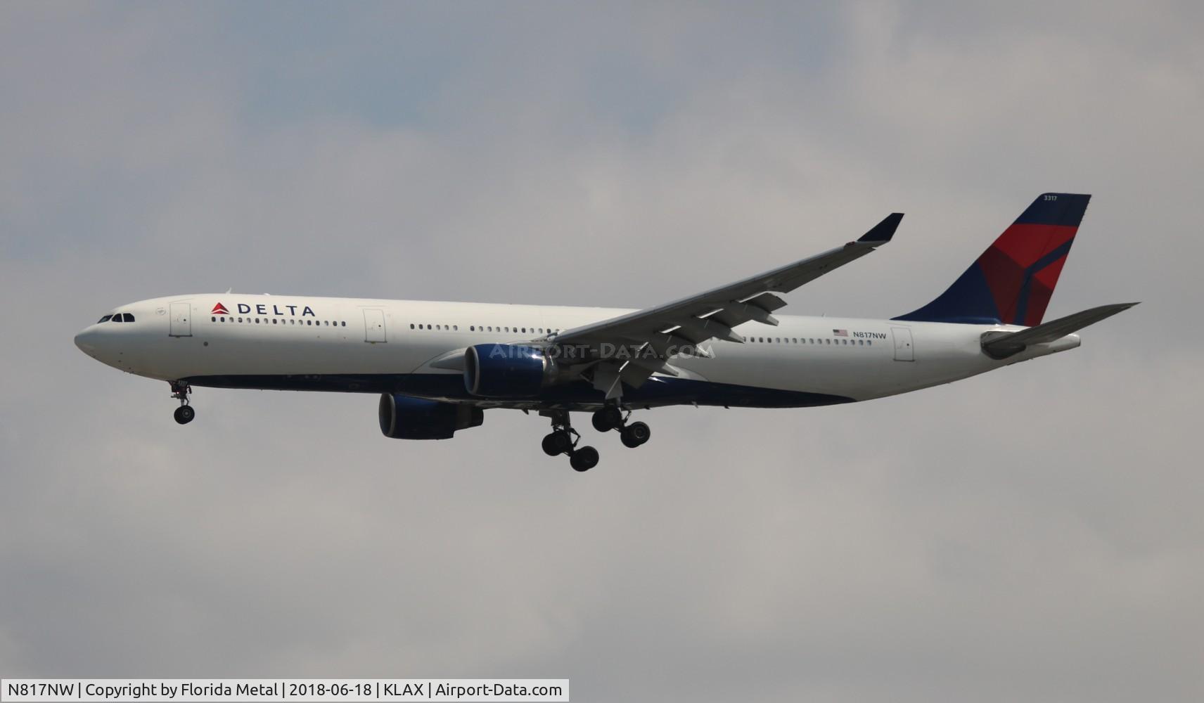 N817NW, 2007 Airbus A330-323 C/N 0843, Delta