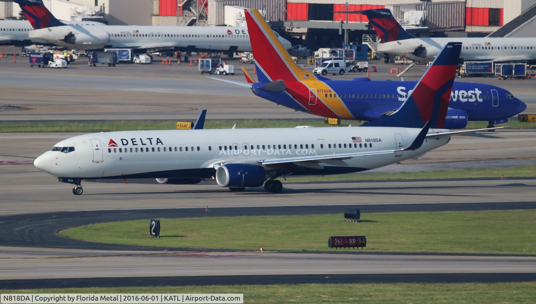 N818DA, 2014 Boeing 737-932/ER C/N 31928, Delta 737-932