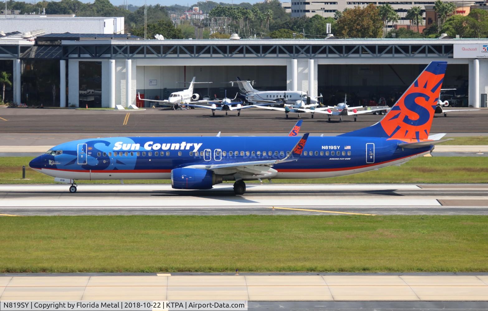 N819SY, 2006 Boeing 737-86N C/N 34254, Sun Country
