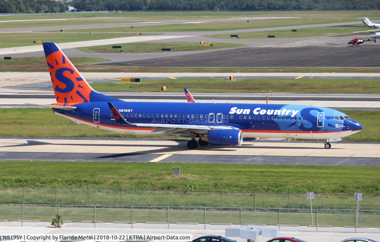 N819SY, 2006 Boeing 737-86N C/N 34254, Sun Country