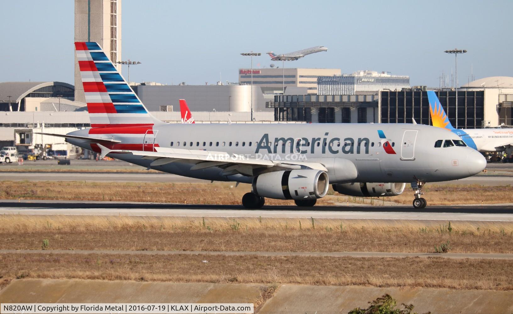 N820AW, 2000 Airbus A319-132 C/N 1397, American