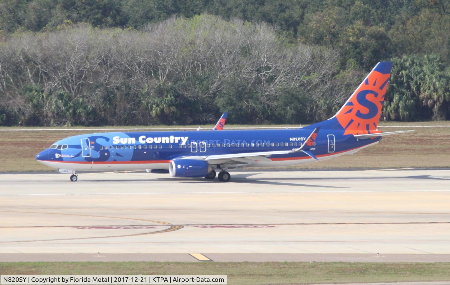 N820SY, 2014 Boeing 737-8FH C/N 39951, Sun Country
