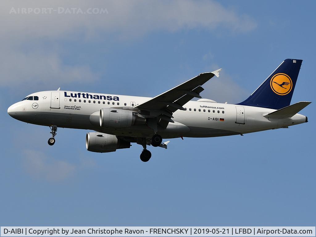 D-AIBI, 2012 Airbus A319-112 C/N 5284, LH1084 from Francfort
