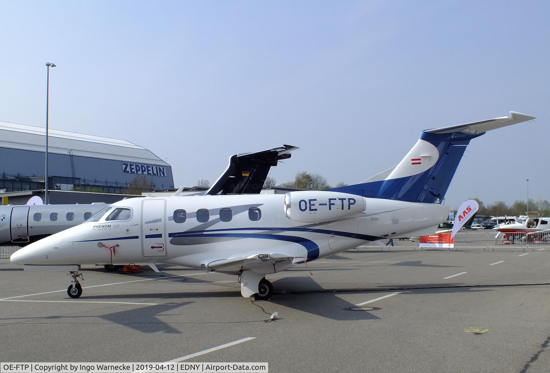 OE-FTP, 2013 Embraer EMB-500 Phenom 100 C/N 50000316, EMBRAER EMB-500 Phenom 100 at the AERO 2019, Friedrichshafen