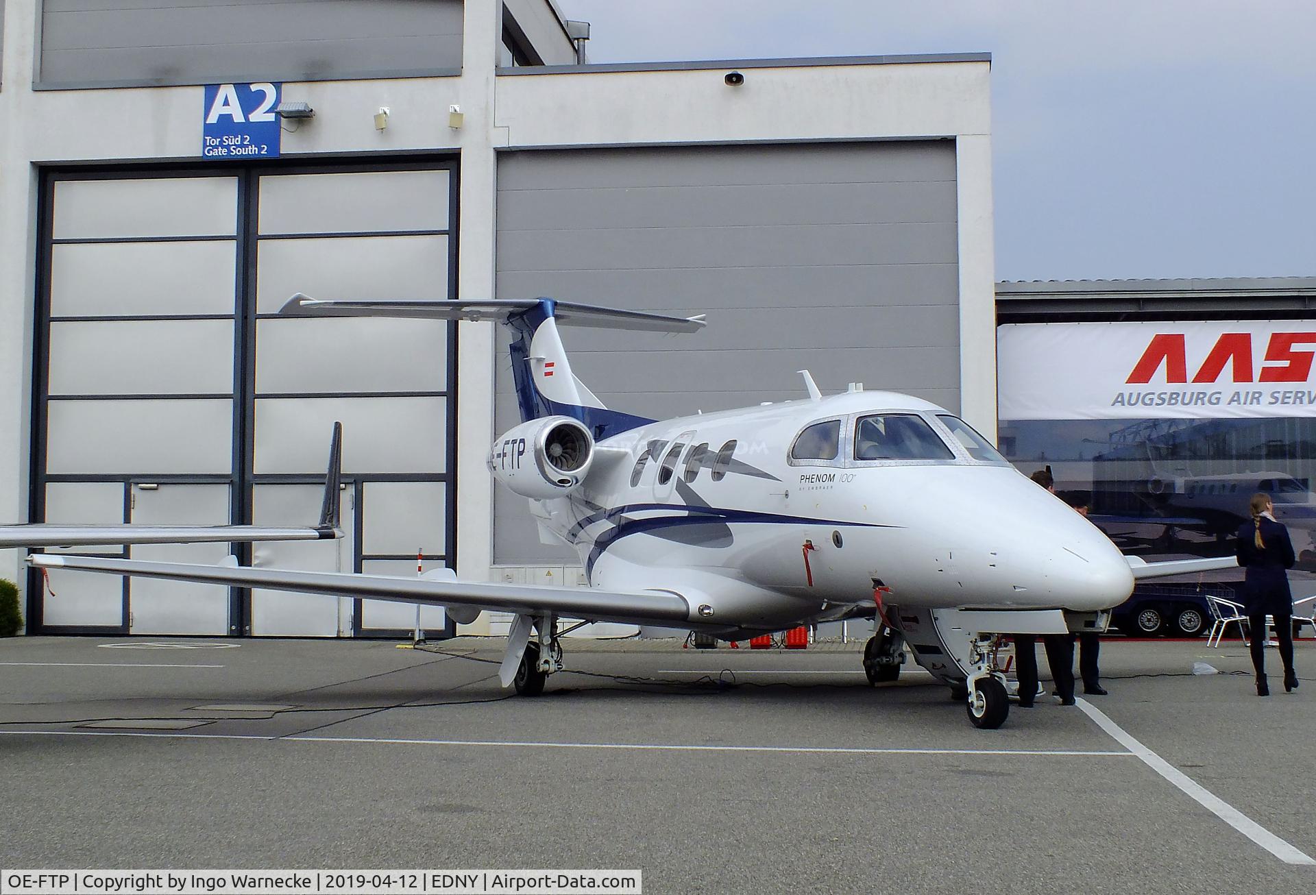 OE-FTP, 2013 Embraer EMB-500 Phenom 100 C/N 50000316, EMBRAER EMB-500 Phenom 100 at the AERO 2019, Friedrichshafen