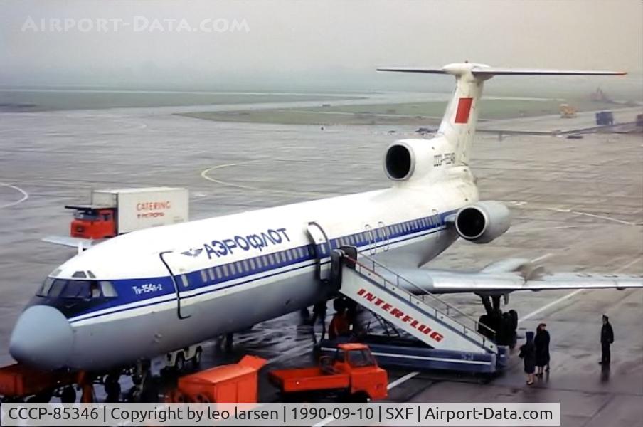 CCCP-85346, 1979 Tupolev Tu-154B-2 C/N 79A346, Berlin Schönefeld   10.9.1990