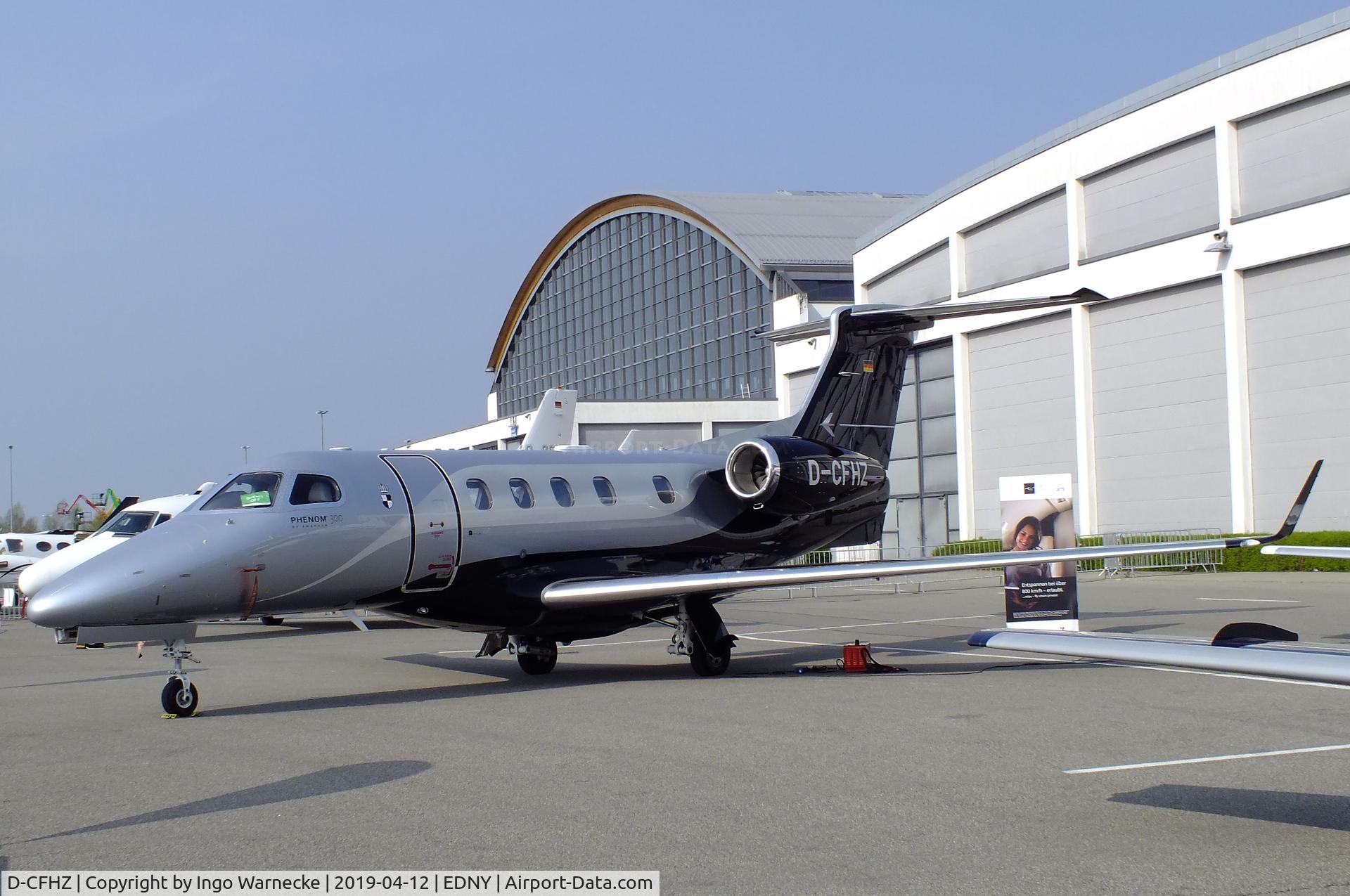 D-CFHZ, 2017 Embraer EMB-505 Phenom 300 C/N 50500415, EMBRAER EMB-505 Phenom 300 at the AERO 2019, Friedrichshafen