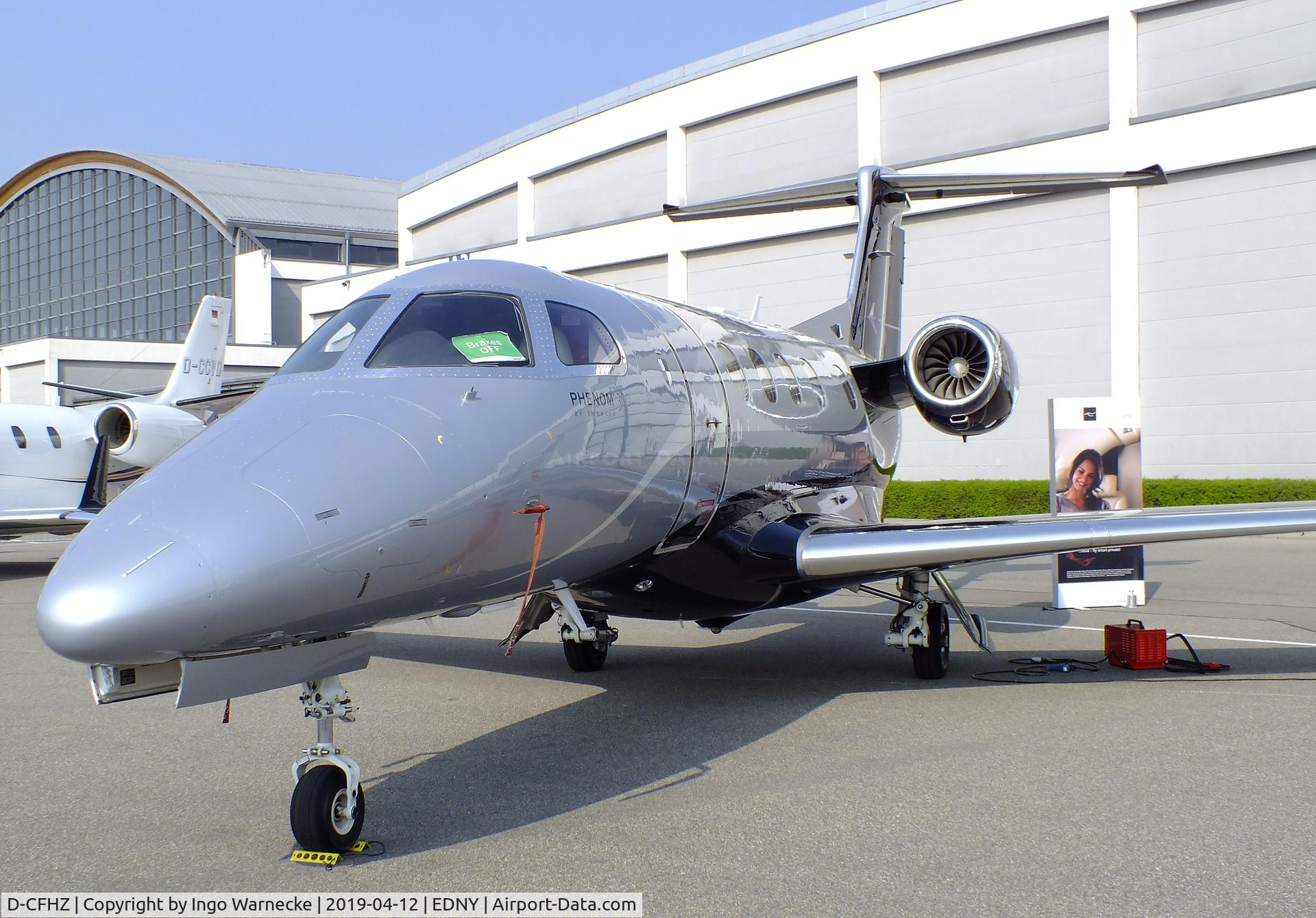 D-CFHZ, 2017 Embraer EMB-505 Phenom 300 C/N 50500415, EMBRAER EMB-505 Phenom 300 at the AERO 2019, Friedrichshafen