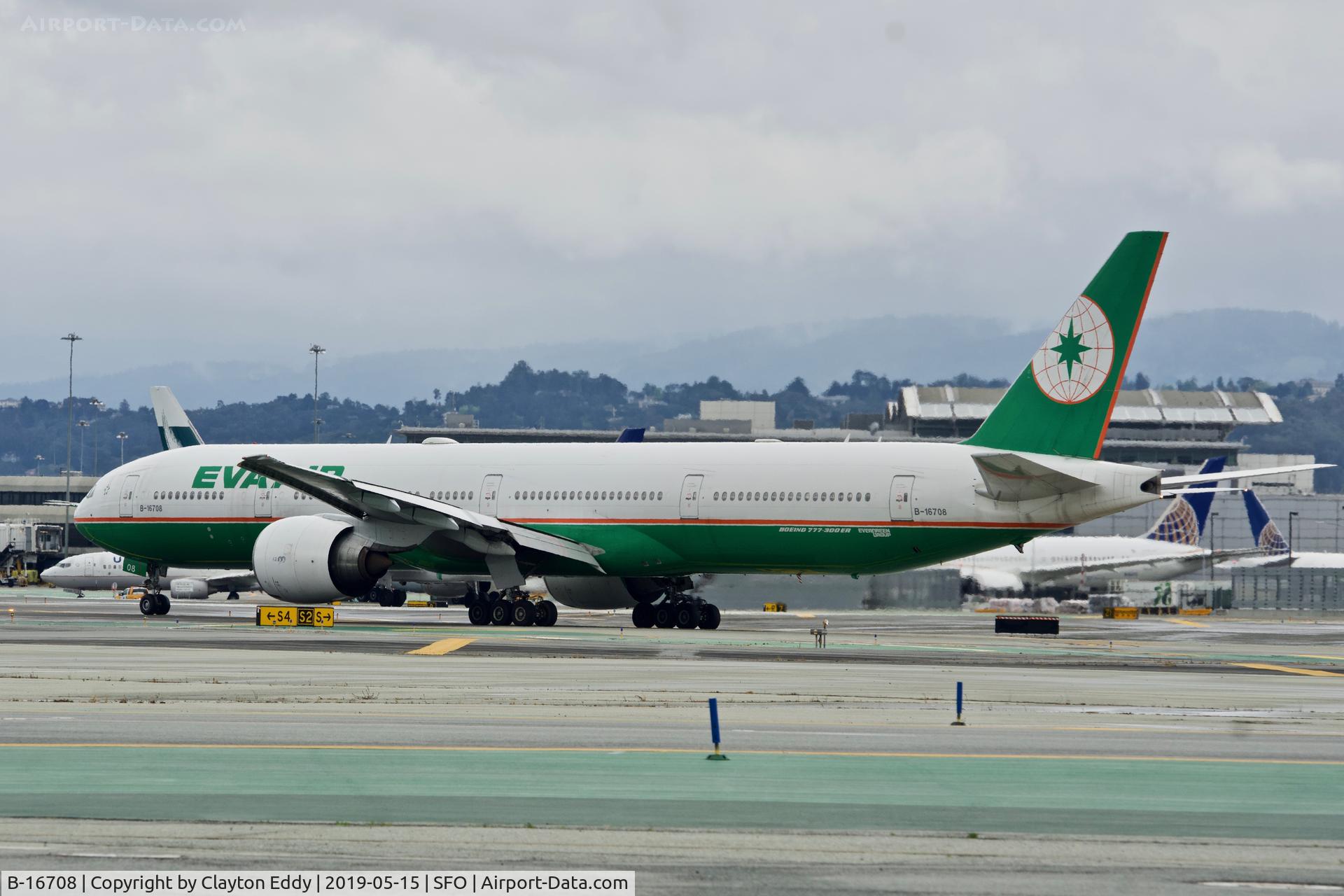 B-16708, 2007 Boeing 777-35E/ER C/N 33752, SFO 2019.