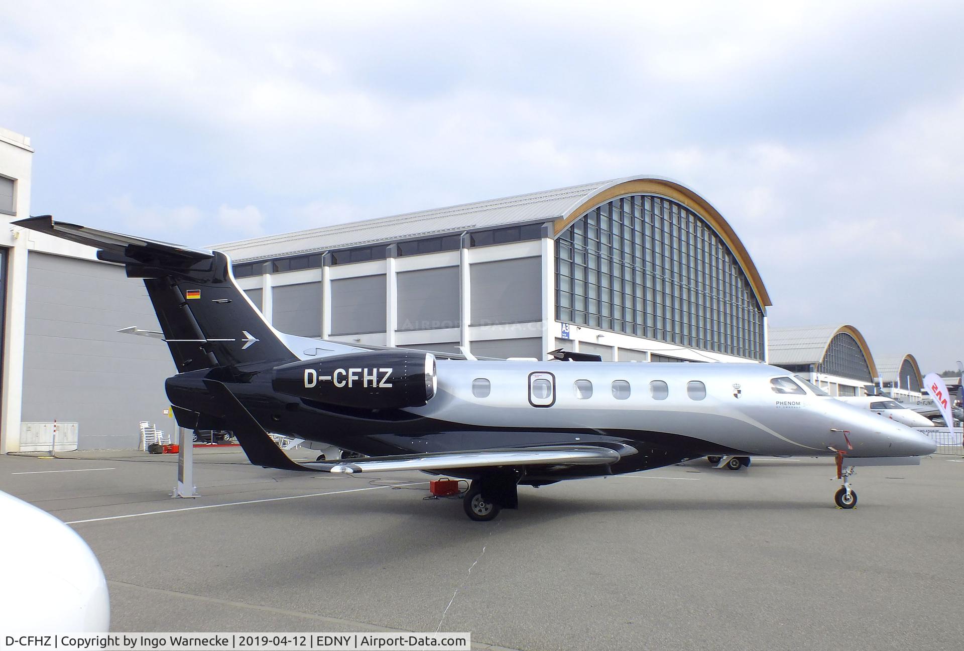 D-CFHZ, 2017 Embraer EMB-505 Phenom 300 C/N 50500415, EMBRAER EMB-505 Phenom 300 at the AERO 2019, Friedrichshafen