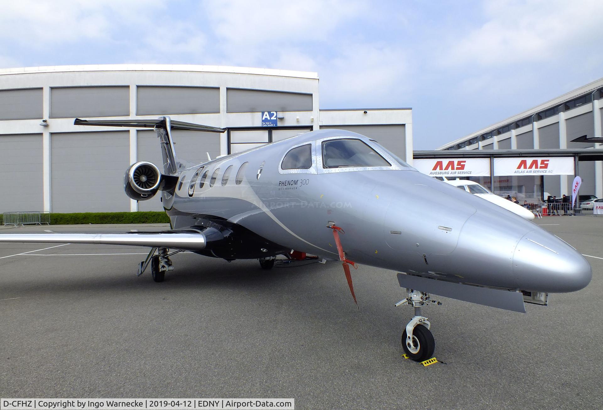 D-CFHZ, 2017 Embraer EMB-505 Phenom 300 C/N 50500415, EMBRAER EMB-505 Phenom 300 at the AERO 2019, Friedrichshafen