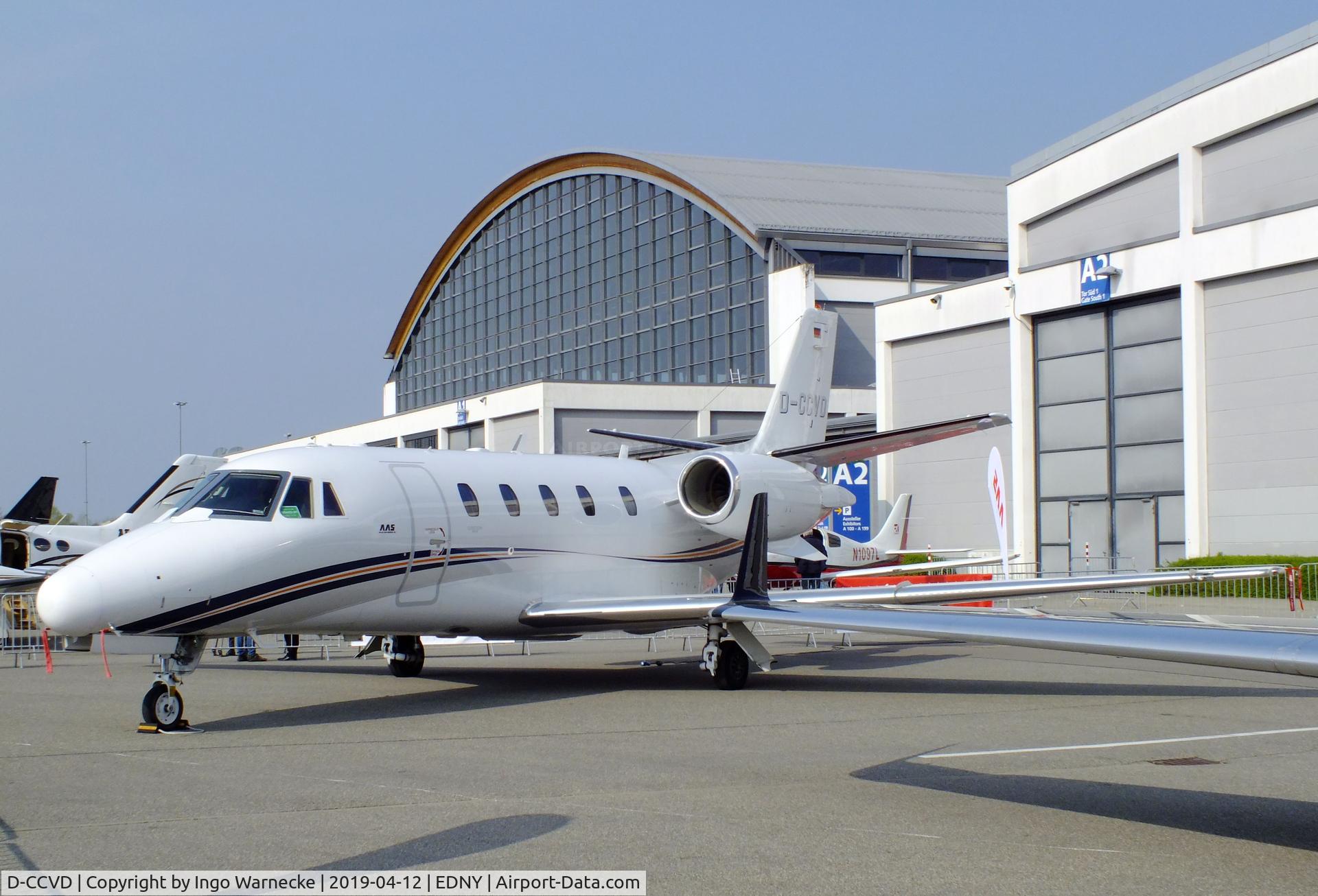 D-CCVD, 2008 Cessna 560XL Citation Excel XLS C/N 560-5784, Cessna 560XL Citation XLS at the AERO 2019, Friedrichshafen