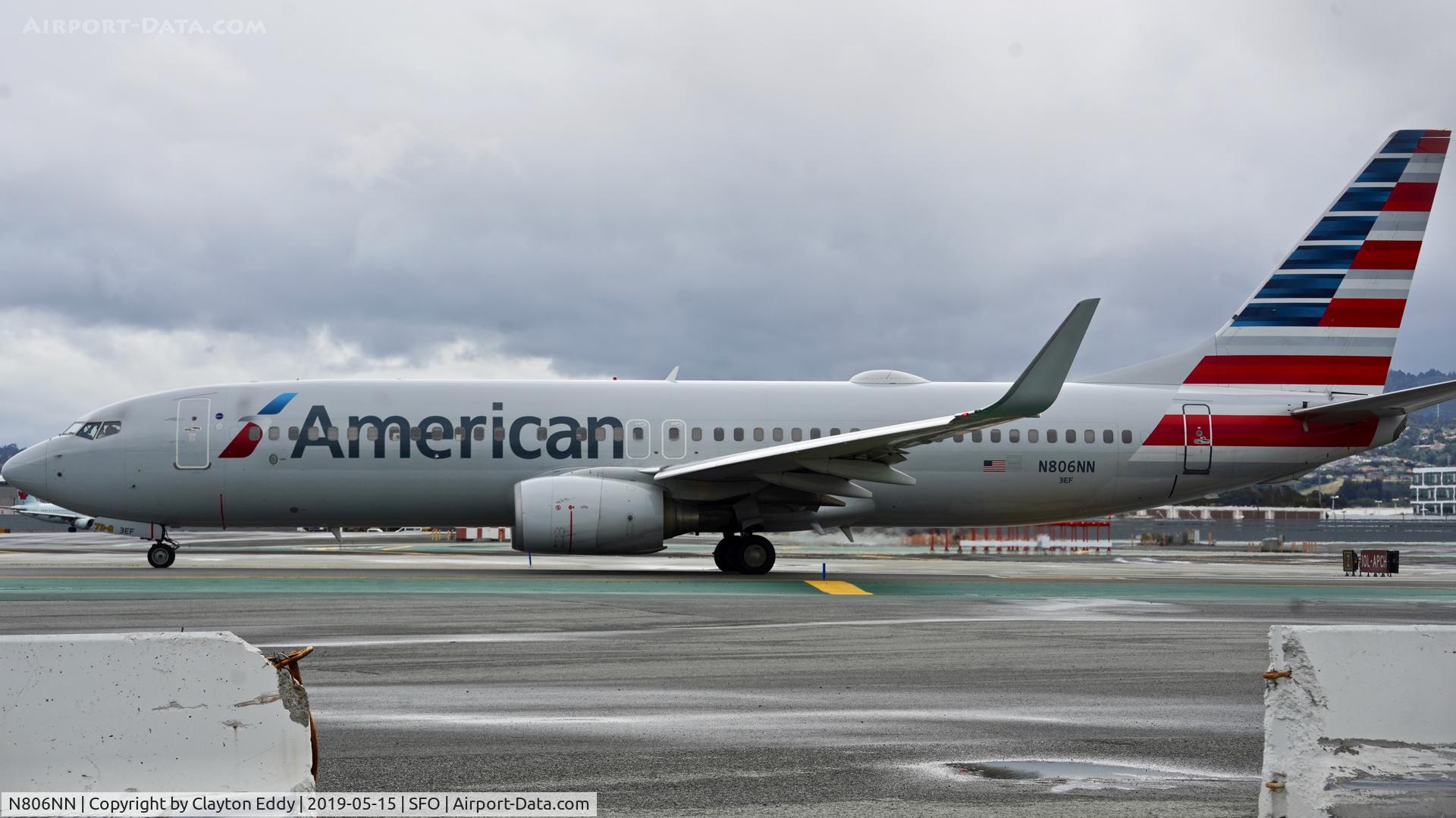 N806NN, 2009 Boeing 737-823 C/N 29561, SFO 2019.