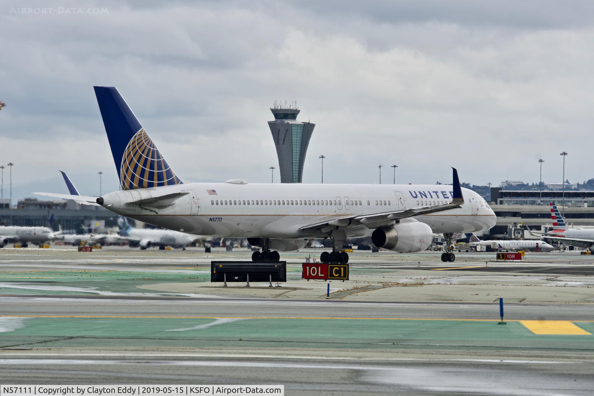 N57111, 1994 Boeing 757-224 C/N 27301, SFO 2019.