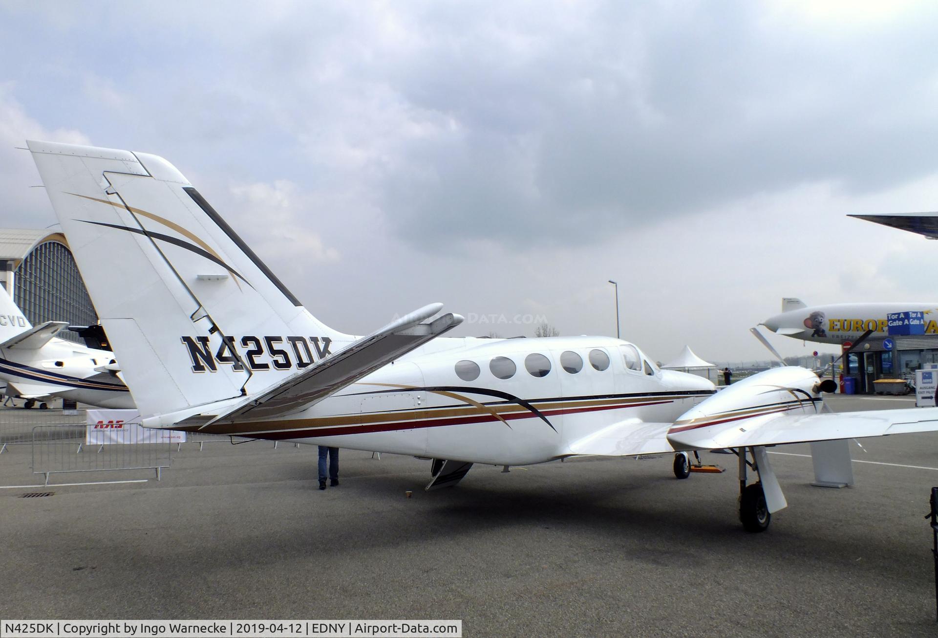 N425DK, 1981 Cessna 425 Conquest I C/N 425-0086, Cessna 425 Conquest I at the AERO 2019, Friedrichshafen