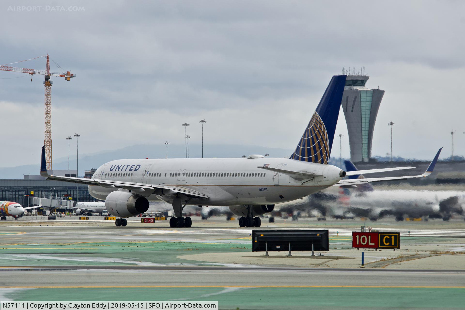 N57111, 1994 Boeing 757-224 C/N 27301, SFO 2019.