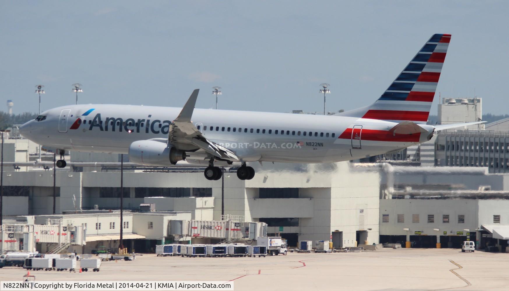 N822NN, 2009 Boeing 737-823 C/N 31085, American 737-823