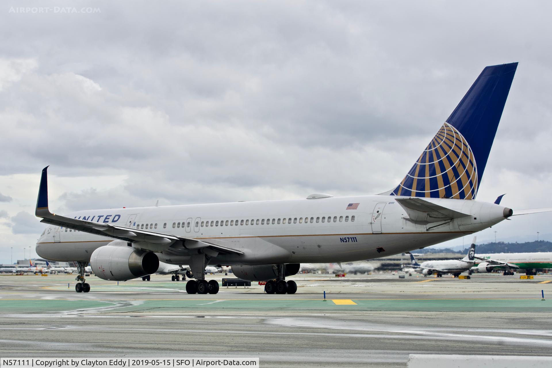 N57111, 1994 Boeing 757-224 C/N 27301, SFO 2019.