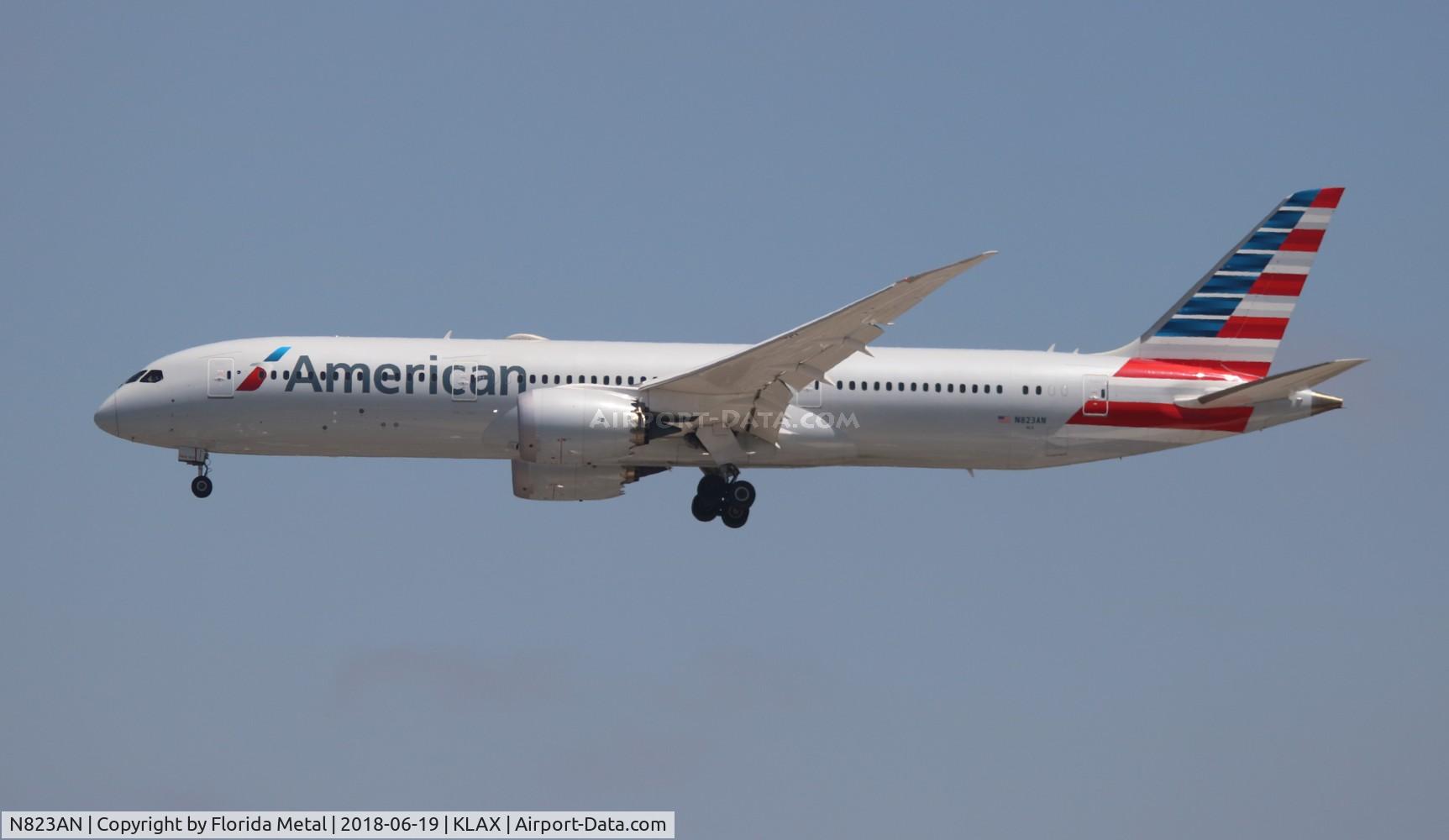 N823AN, 2016 Boeing 787-9 Dreamliner Dreamliner C/N 40641, American