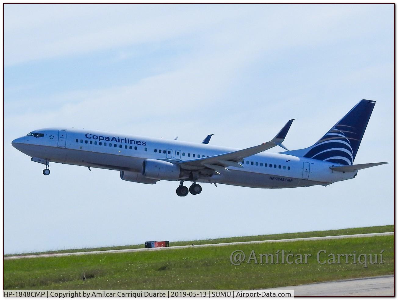 HP-1848CMP, 2015 Boeing 737-8V3 C/N 39965, TAKE OFF FROM SUMU