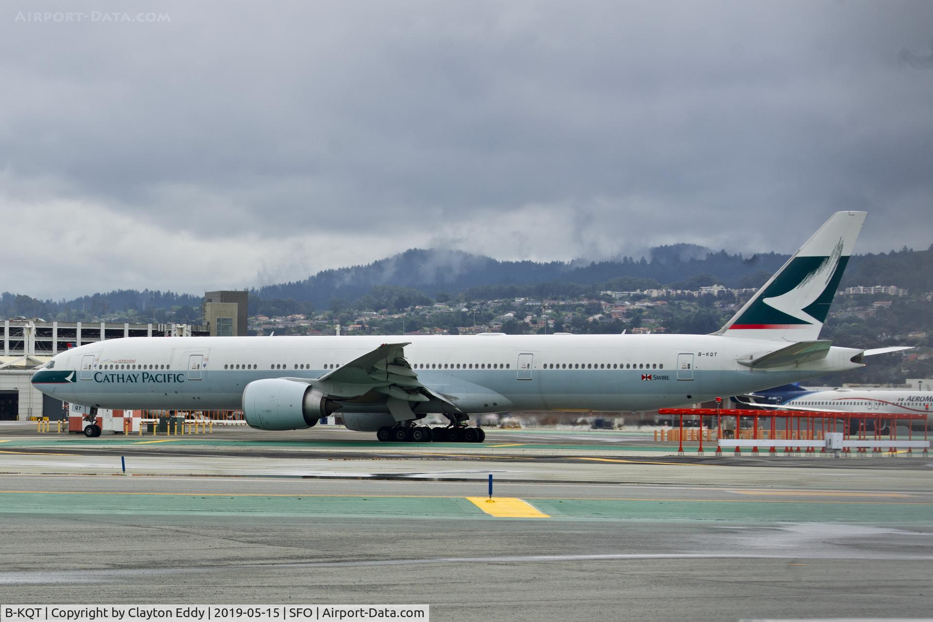 B-KQT, 2014 Boeing 777-367/ER C/N 41766, SFO 2019.