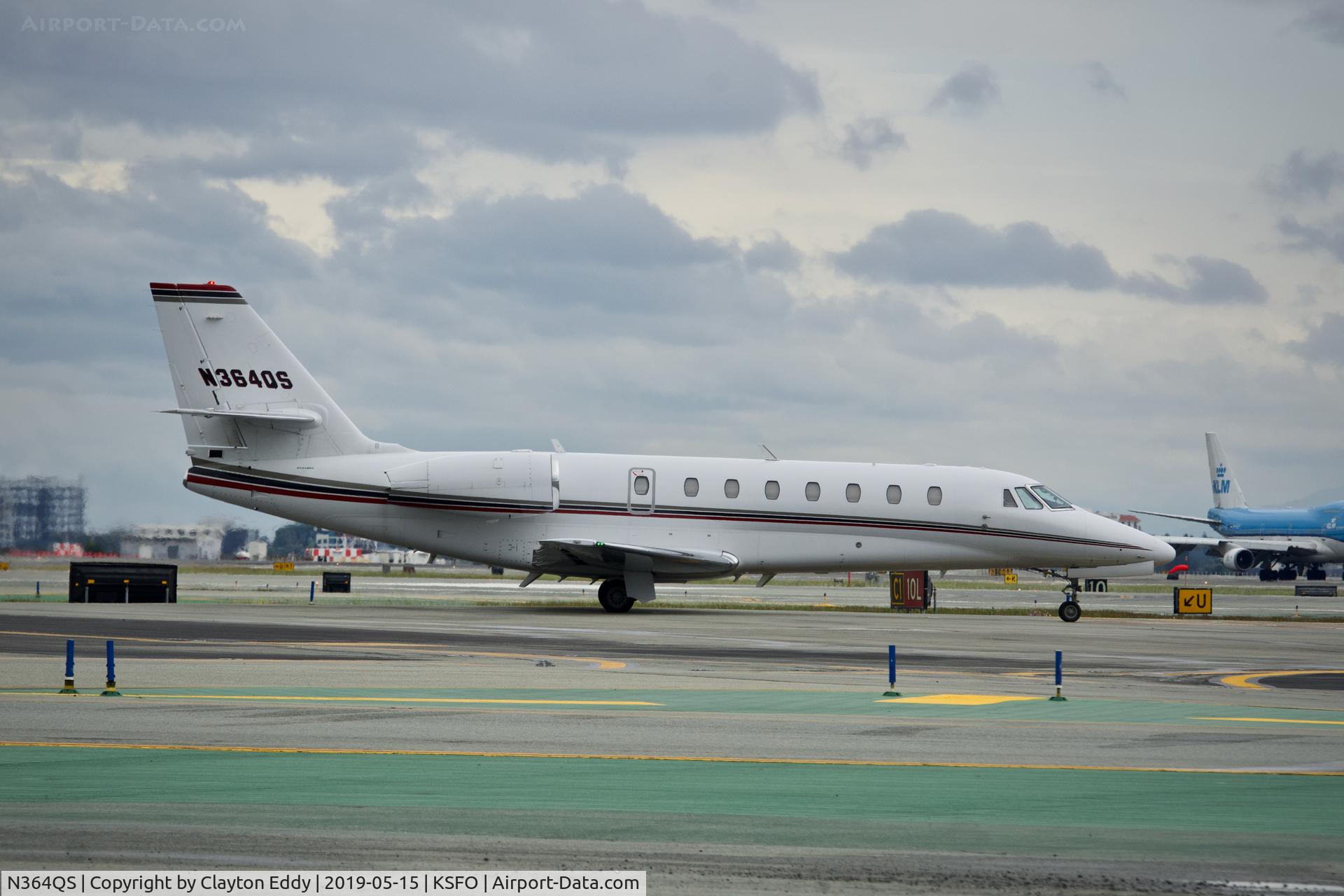 N364QS, 2006 Cessna 680 Citation Sovereign C/N 680-0062, SFO 2019.