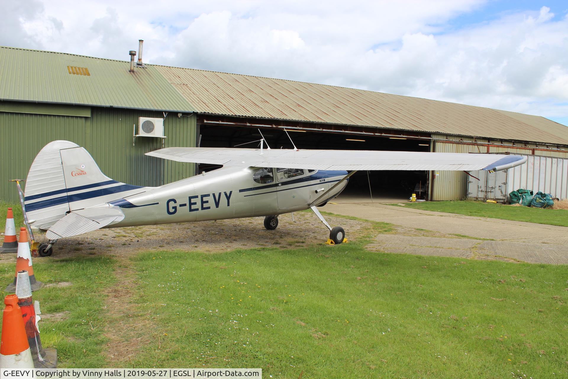 G-EEVY, 1950 Cessna 170A C/N 17019537, At Andrewsfield EGSL