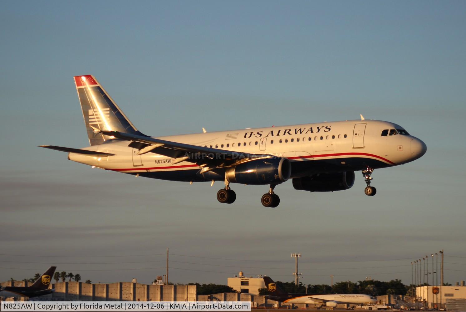 N825AW, 2001 Airbus A319-132 C/N 1527, US Airways