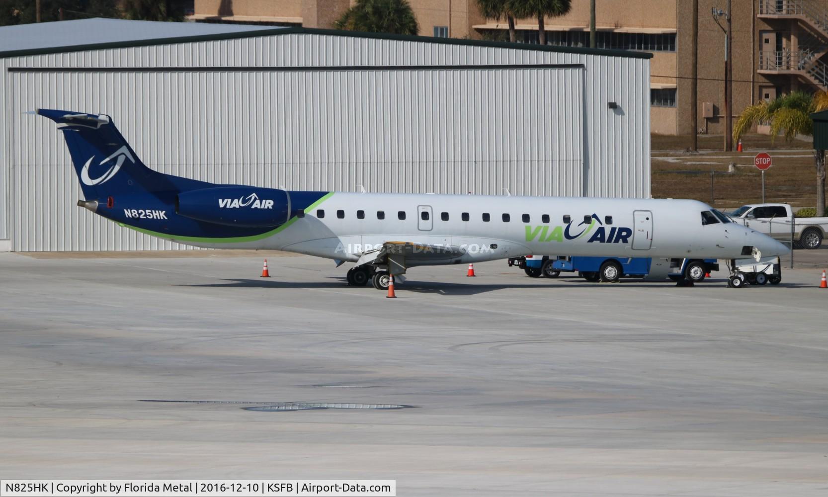 N825HK, 2001 Embraer EMB-145LU (ERJ-145LU) C/N 145510, Via Air