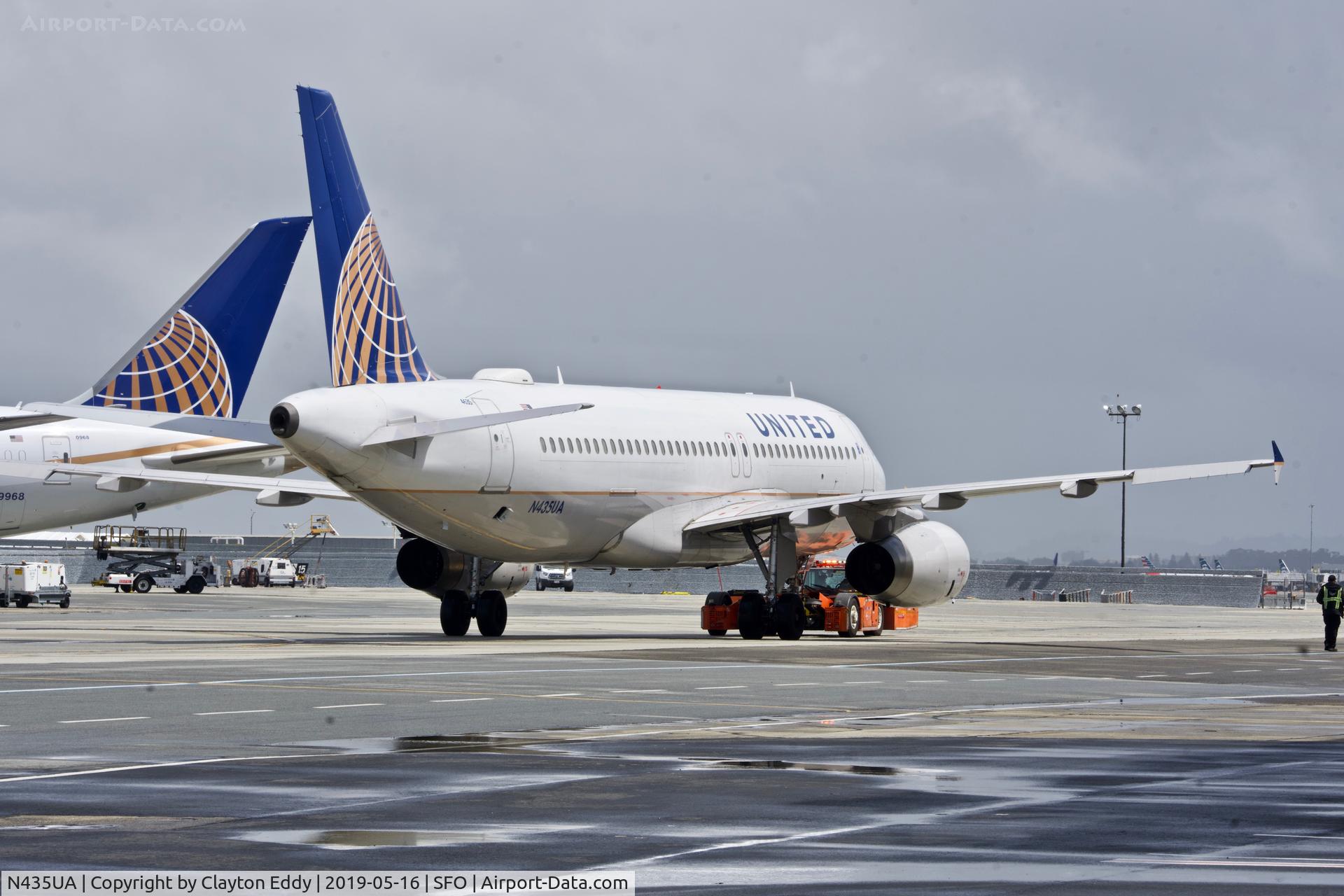 N435UA, 1996 Airbus A320-232 C/N 613, SFO 2019.